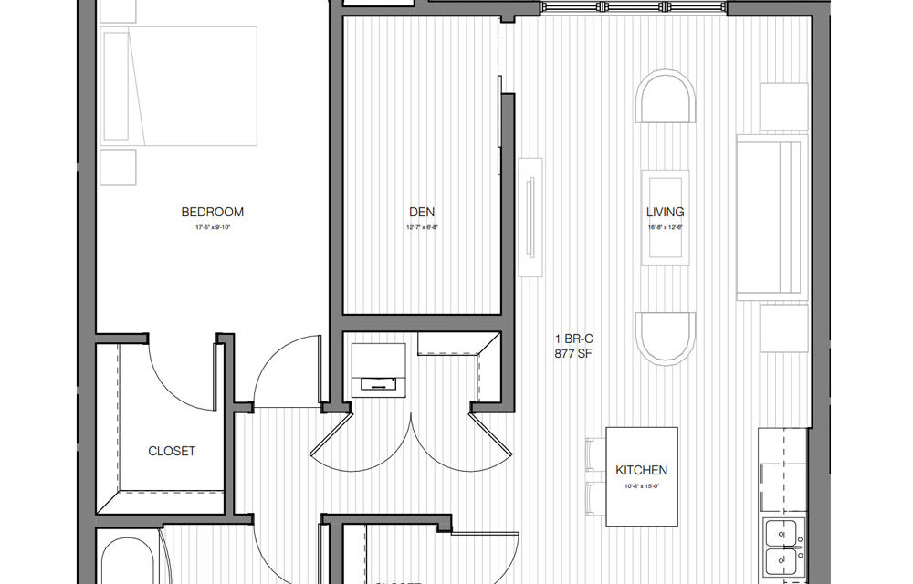 One Bedroom, One Bath (A8) Apartment Home