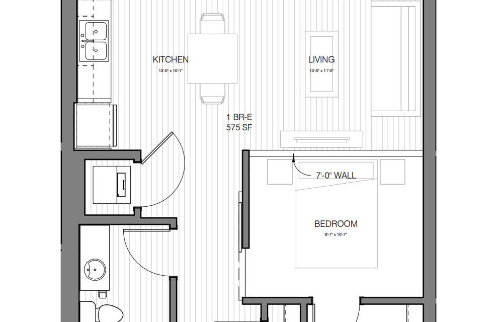 Studio, One Bath (V4) Apartment Home