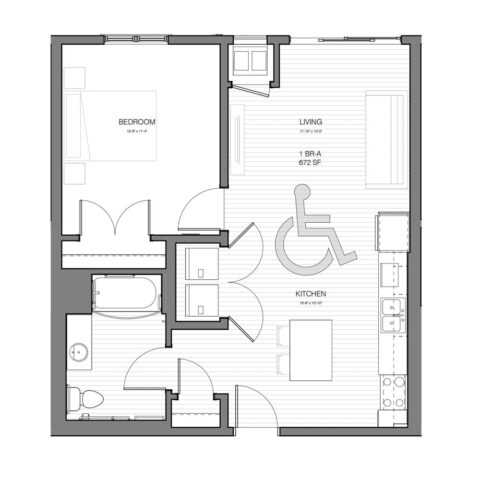 1 bedroom apartment for rent